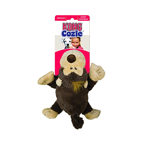 KONG Cozie Funky Monkey Plush Toy - Medium Dog