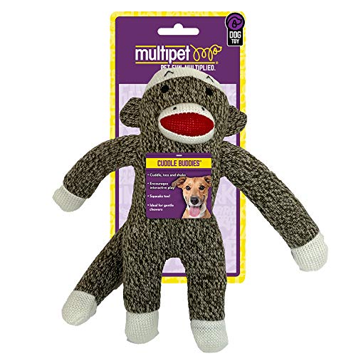 Sock Monkey Plush Toy for Dogs – All Breeds
