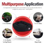 Bagel Pet Dog Bed By Majestic Pet Products Black 40 in