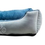 long rich Rectangle Bolster Pet Bed, Dog Bed Medium Size