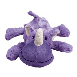KONG Cozie Rhino Cuddle Dog Toy - Small