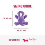 KONG Cozie Rhino Cuddle Dog Toy - Small