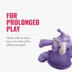 KONG Cozie Rhino Cuddle Dog Toy - Small