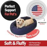 40 inch Blue Bagel Dog Bed By Majestic Pet Products