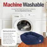 40 inch Blue Bagel Dog Bed By Majestic Pet Products