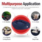 40 inch Blue Bagel Dog Bed By Majestic Pet Products