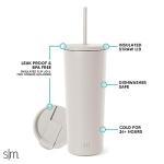 Simple Modern 24oz Insulated Tumbler with Straw
