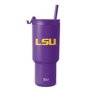 LSU Tigers 30 oz Insulated Tumbler with Straws