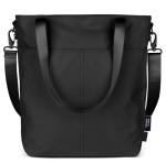 Stylish Black Tote Bag for Work and Travel