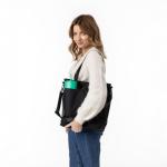 Stylish Black Tote Bag for Work and Travel