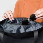 Stylish Black Tote Bag for Work and Travel