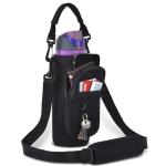Water Bottle Carrier Bag with Phone Pocket