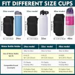 Water Bottle Carrier Bag with Phone Pocket