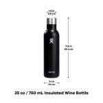 Hydro Flask 25 Oz Ceramic Wine Bottle - Black