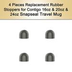 Contigo Snapseal Travel Mug Rubber Stoppers 4 Pack