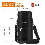 AceTreker 128 oz Insulated Water Bottle Carrier