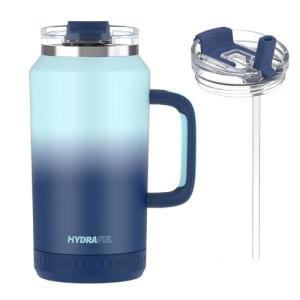 64 oz Insulated Tumbler with Handle and Straw