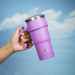 Konokyo 20 oz Lavender Insulated Tumbler with Handle