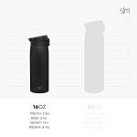 Insulated Coffee Mug with Snap Flip Lid - 16oz