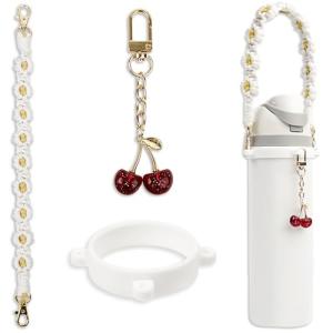 Owala Bottle Strap & Cherry Charm Set