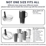 30 oz Replacement Straw Lid for YETI Tumblers