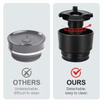 Yawbay 16 oz Insulated Travel Coffee Mug