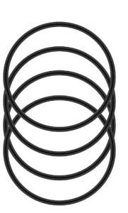 Black Replacement Gasket for Contigo Travel Mugs