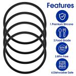 4-Pack Replacement Seals for Contigo Travel Mugs