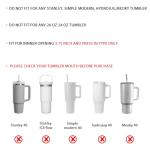 Leakproof Replacement Lid for 40-50 oz Tumblers