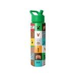 Minecraft 30oz Insulated Water Bottle with Straw