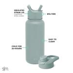32oz Simple Modern Insulated Water Bottle - Sea Glass