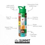 Minecraft 30oz Insulated Water Bottle with Straw