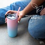 Reusable BPA-Free Straws for Tumblers - 12 Pack