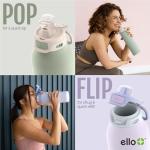 Ello Pop & Fill 22oz Insulated Water Bottle