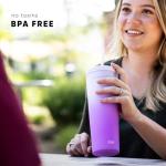 Blush 24oz Insulated Tumbler with Lid and Straw