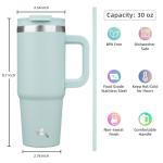 Konokyo 30 oz Insulated Tumbler with Handle