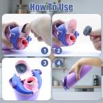 4-Pack Owala FreeSip Replacement Stoppers - Gray