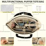 Large Insulated Tote Bag with Cup Holder