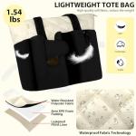 Large Insulated Tote Bag with Cup Holder
