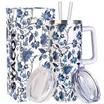 40 oz Insulated Stainless Steel Tumbler with Handle