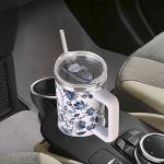 40 oz Insulated Stainless Steel Tumbler with Handle