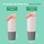 Silicone Boot for Owala Tumblers, Light Gray