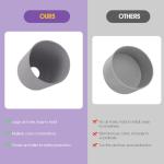 Silicone Boot for Owala Tumblers, Light Gray