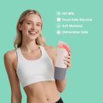 Silicone Boot for Owala Tumblers, Light Gray