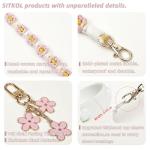 Owala Handle Strap and Charm Set (Pink)