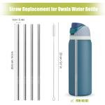 Owala Water Bottle Stainless Steel Straw Set