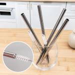Owala Water Bottle Metal Straw Set with Cleaner