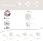 Stanley Cup Accessories Set: Straws, Brush, Charms