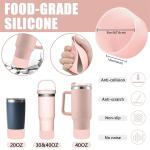 Stanley Cup Accessories Set: Straws, Brush, Charms