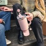 Stanley Cup Accessories Set: Straws, Brush, Charms